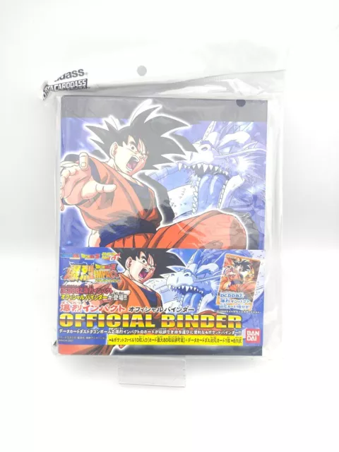 Dragon Ball Binder Data Carddass Active File Official Card Binder Bandai