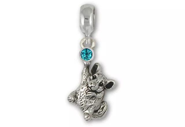 Chinchilla Jewelry Sterling Silver Handmade Chinchilla Charm Slide This Charm Wi