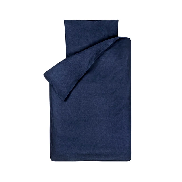Ropa de cama infantil Bink Bo uni azul vaquero 100 x 135