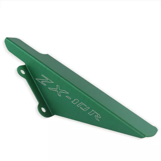 Green Aluminum Chain Guard Protector Cover For Kawasaki Ninja ZX-10R 2004-2005
