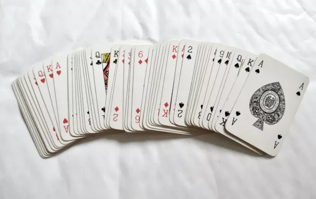 Petit Jeu de 52 Cartes à Jouer. Waddingtons Playing Card