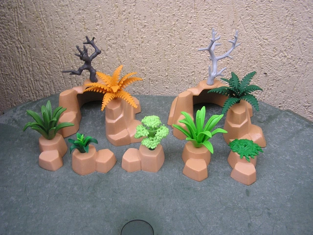 Décor Playmobil - Fougère Orange, Plante Végétation Pour Univers Playmobil, Occasion