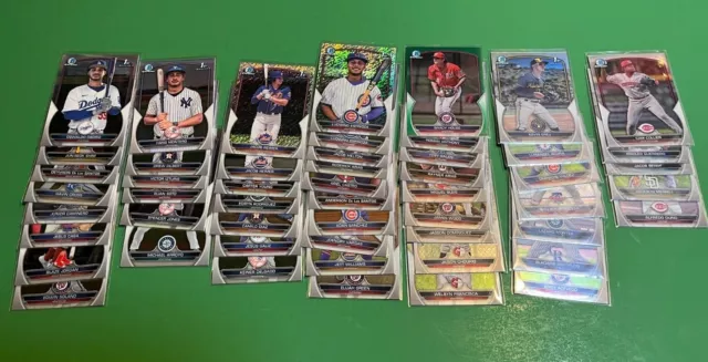 2023 Bowman Prospects Scouts' Top 100 Chrome You Pick Complete Your Set