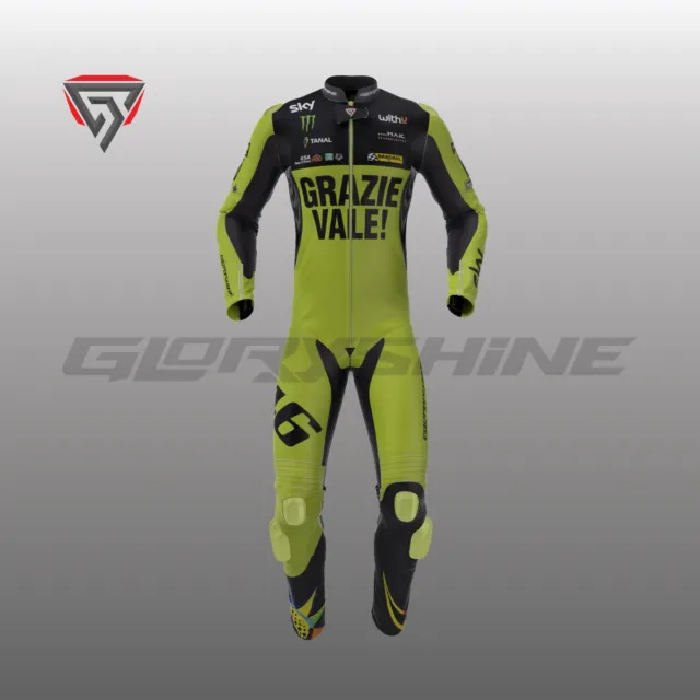 Grazie Vale VR 46 Sky Motorbike Leather Racing Suit MotoGP 2022