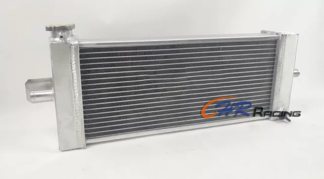 4 ROW Aluminum Heat Exchanger for Air to Water Intercooler Universal 24x9.2x3.3"