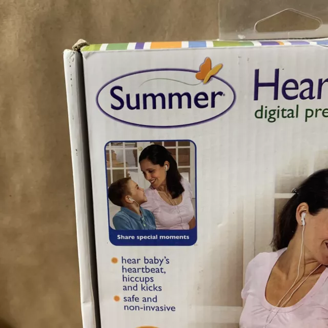 Summer Heart To Heart Digital Prenatal Listening System Heartbeat Sensor 3