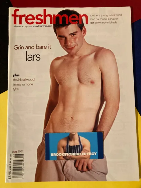 Vintage August 2001 Gay-Interest Magazine, Playgirl-Like, Cover: Lars
