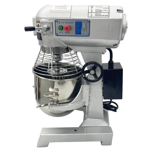 Teig Lebensmittelmixer 3 Gang 450w 10L Bäckerei Mixer Rührer Mischmaschine 3