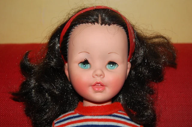 Bella Bambola Muneca Mora Della Furga Made In Italy Vintage Doll Cm 40