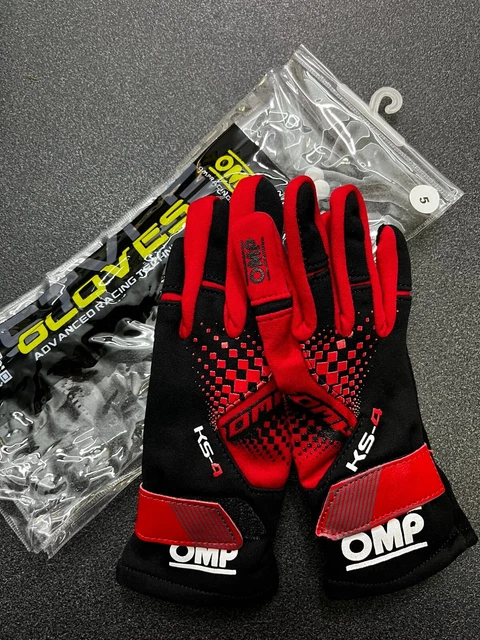 Kk02744E060005 Ks-4 Kart Gloves Rosso/Nero Tg.5