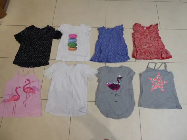 Girls GAP t-shirt Bundle Age 8 Years (M) - x 8
