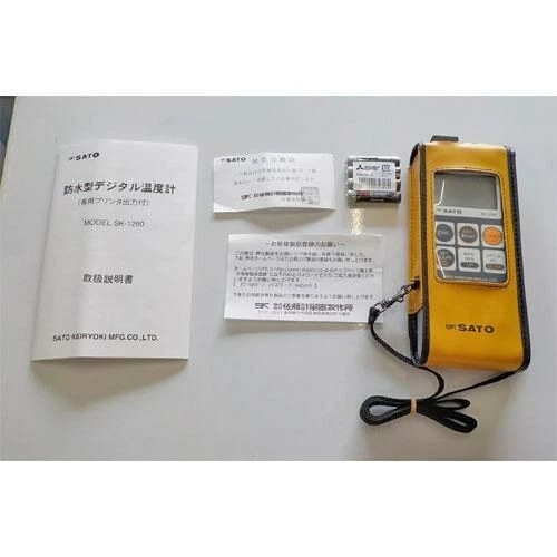Digital Thermometer Model No. SK 1260 SATO