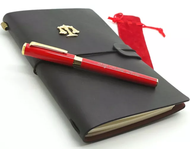 Legal Law Leather Lawyer Note Book Journal Engraved Pen Gold Gift Personalised