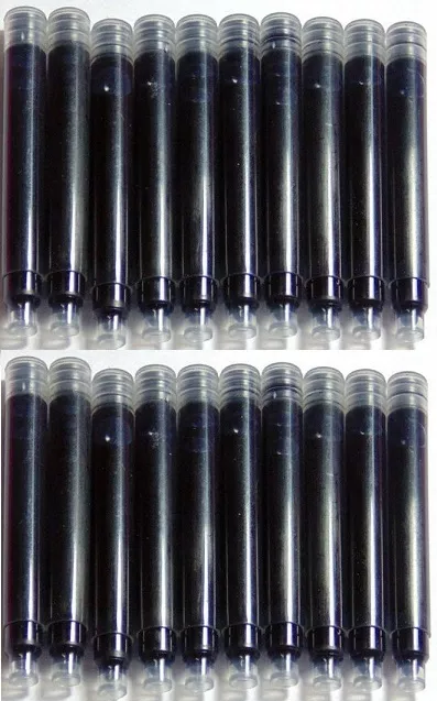 40 - Fountain Pen Refill Ink Cartridges for Jinhao, Baoer & More - BLACK