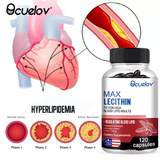 Bcuelov Soya Lecithin (Lecithine) 1200 mg 30/60/120 Kapseln