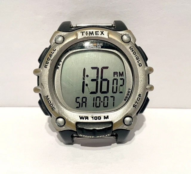 TIMEX IRONMAN TRIATHLON Digital Watch Indiglo New Battery 29.95 PicClick