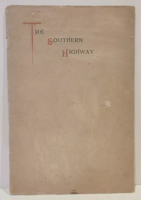Crescent City To Golden Gate Sunset Route Southern Pacific Co. Folding Map 1890