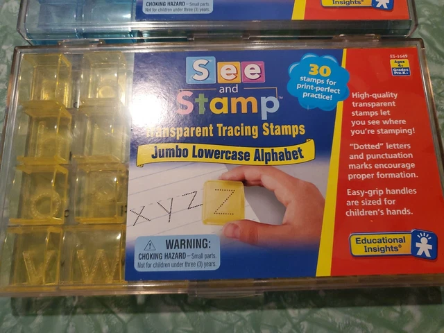 SEE AND STAMP Uppercase, Lowercase. Alphabet, Numbers & Symbols ...