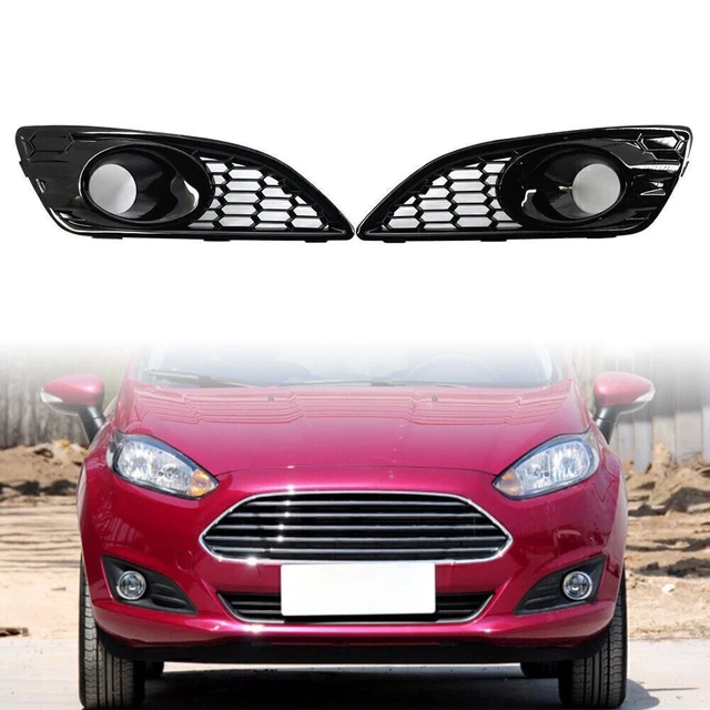 Front Bumper Grilles Fog Light Cover Left & Right For Ford Fiesta 2012-2016 US
