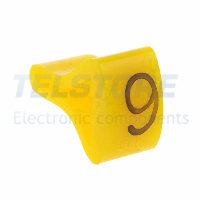 1Confezione  Segna cavi per cavi e fili 3÷6,5mm H 8mm A 8mm L 5mm  .