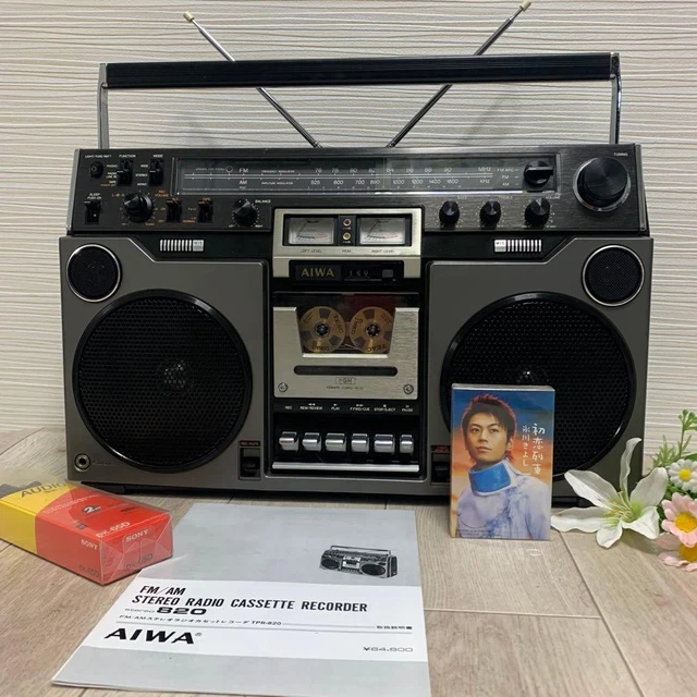AIWA TPR-820 VINTAGE Boombox Estéreo Radio Cassette Grabadora AM