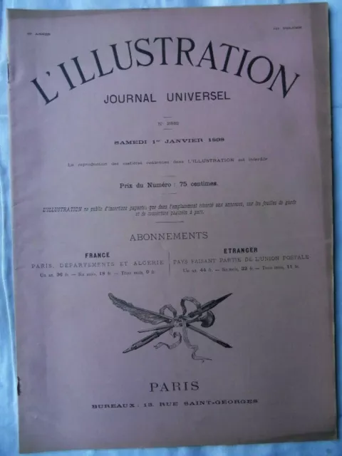 L ILLUSTRATION N°2862 Du 01 Janvier 1898 EUR 5,00 - PicClick FR
