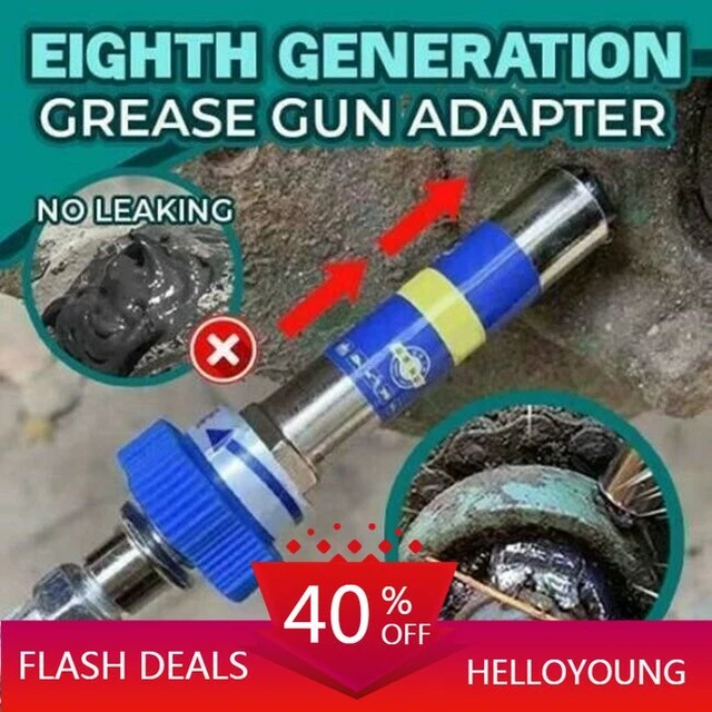 GREASE GUN ADAPTER Eighth Generation Avoid Grease Leaking 36.54 PicClick