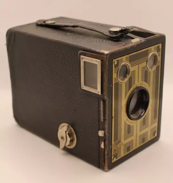 Caja de Colección Kodak Brownie Junior Six-20 Cámara Diseño Art Deco Deco Decoración SIN PROBAR