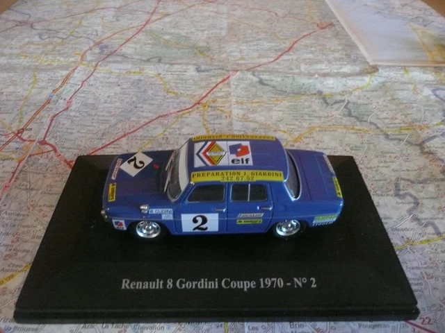 Rare Renault 8 Gordini Coupe 1970 N° 1 - FR