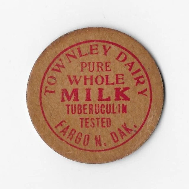 Townley Dairy Fargo North Dakota Milk Bottle Cap