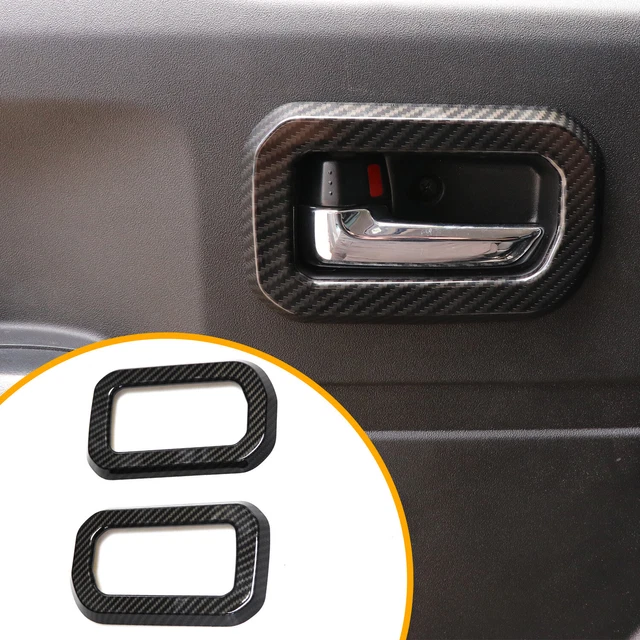 2PCS Front Inner Door Handle Bowl Cover Trim Accessories For Suzuki Jimny 2019+