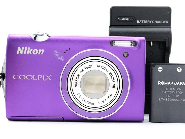 NIKON COOLPIX S5100 5x Digital Camera with Original Box