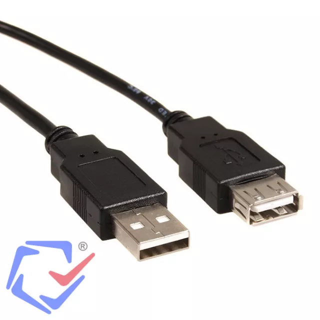 Cable USB 2.0 A Macho - A Hembra 3 o 5 metros Alargador Extensión Prolongador