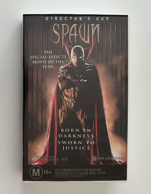 Spawn [VHS] Roadshow Big Box Ex-Rental Video Tape Todd McFarlane 1997 Movie