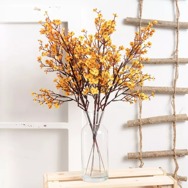 Artificial Plum Blossoms Artificial Flowers For Wedding Decorations High Quality