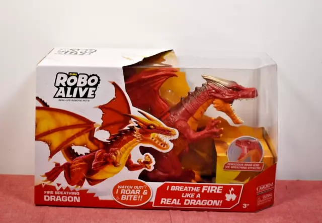 ZURU Robo Alive Fire Breathing Robotic Dragon Toy