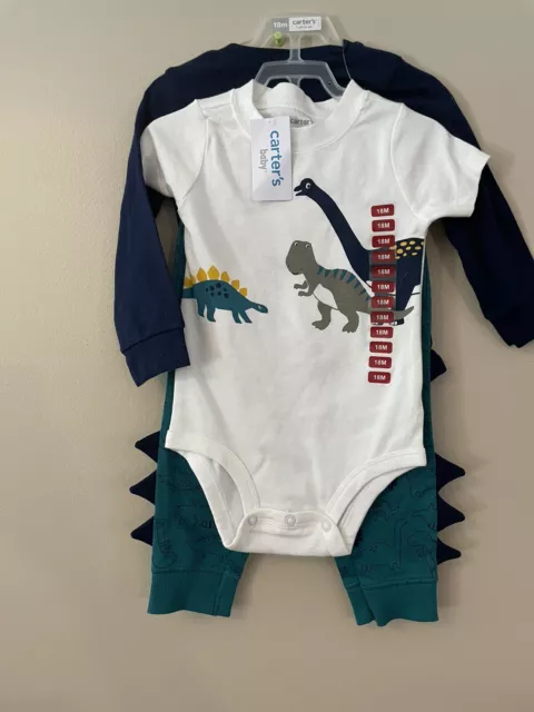 carters Dinosaur 3 piece set