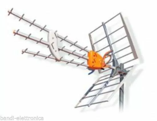 1495 TELEVES Antenna da esterno DAT HD Boss tech (UHF) taratura automatica