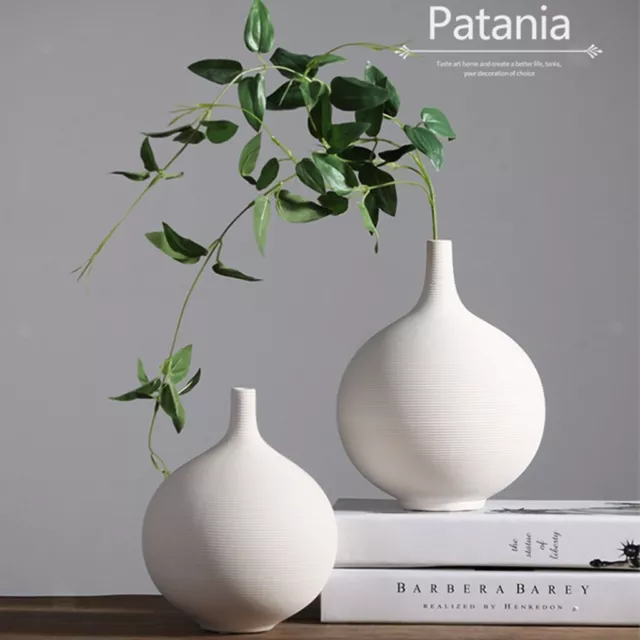 Ceramic Vase Handcraft Japanese Ikebana Flower Vase Tabletop Centerpiece L 2