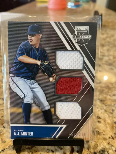 2017 Elite Extra Edition AJ Minter tri patch 357/399