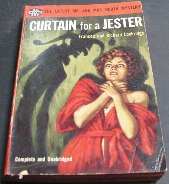 Antique - Curtain For A Jester By Lockridge 1953 First Edition Scarce