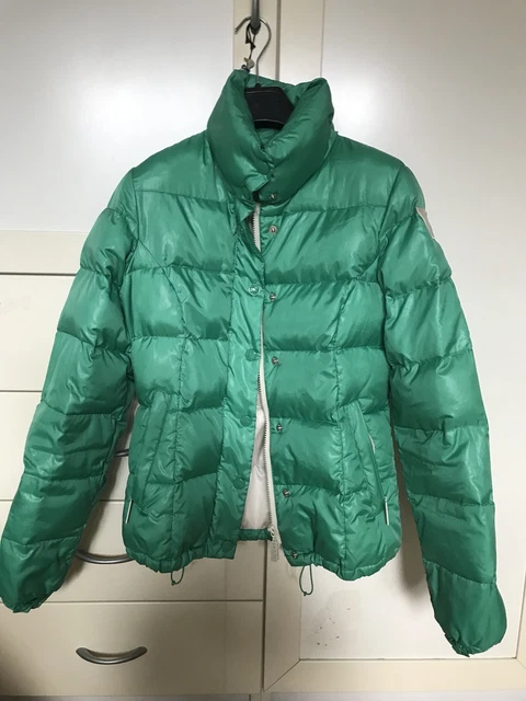 Piumino GeoX Donna - Leggero In Vera Piuma - Taglia 42 Verde Salvia - NUOVO