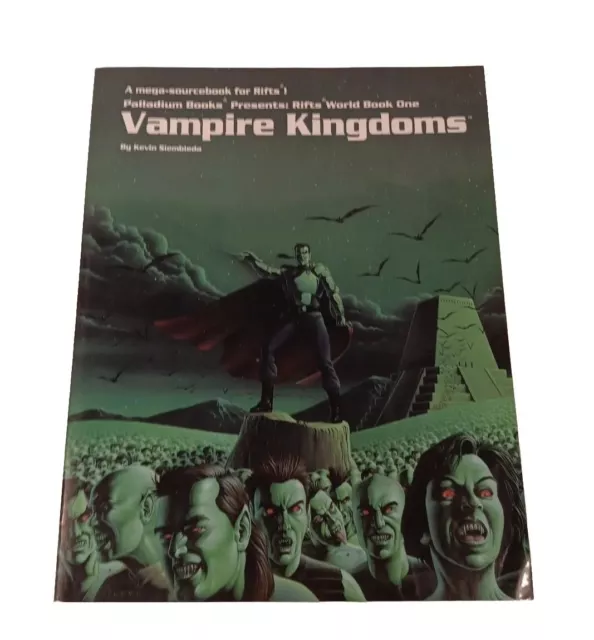 Rifts World Book 1: Vampire Kingdoms Palladium Mega  SourceBook Kevin Siembieda