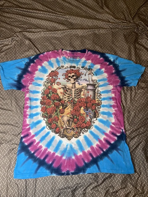 Grateful Dead Dancing Bears Tie Dye Long Sleeve Shirt, Bears In The Woods | Jerry Bear, Peace, Rainbow, Unisex