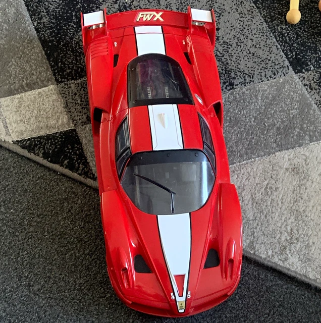 Remote Control Red Ferrari FERRARI REPLICA RC Car 1:16 Electric 2WD RTR Brushed On-Road Red/White ...