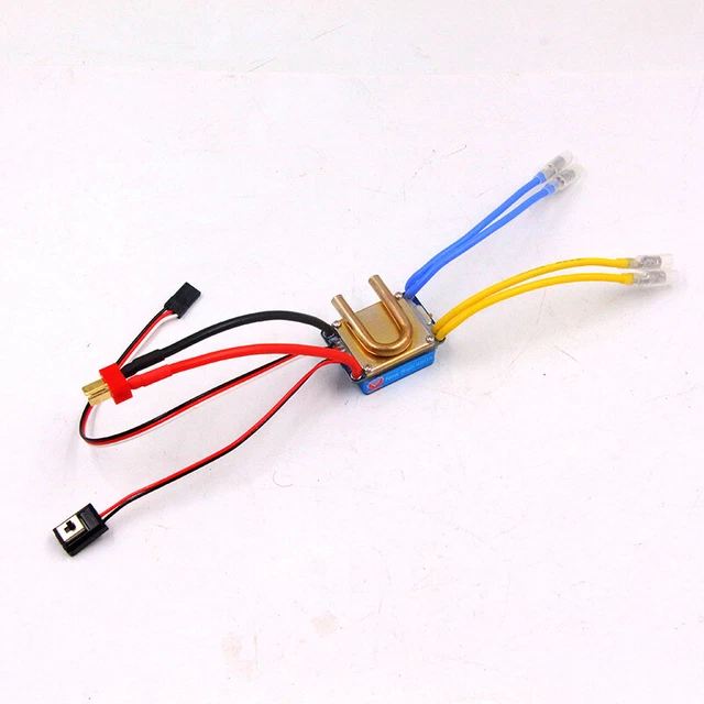 For 1/10 RC Boat Dual Motor 480A Waterproof Brushed ESC Speed Controller Kit