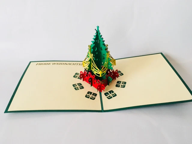 MAZZO DI FIORI 2, biglietto pieghevole 3D, biglietto di auguri