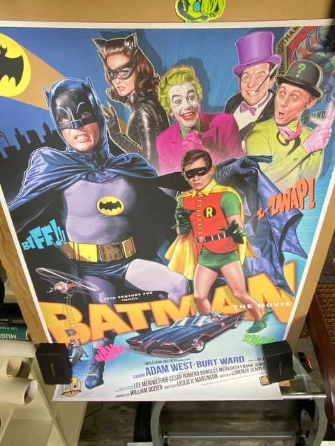 Batman The Movie - Adam West - Burt Ward - Art Print