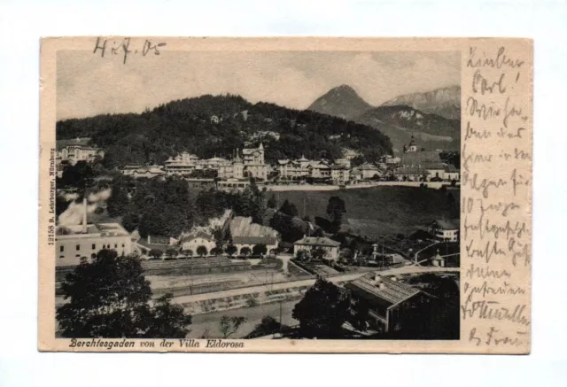 Ak Berchtesgaden Di Il Villa Eldorosa 1905