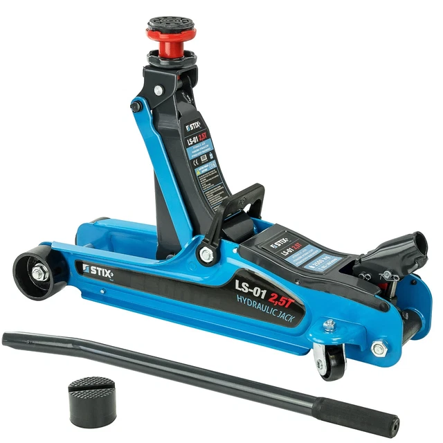 Sollevatore Idraulico A Carrello MAXTOOLS TJA1350, Capacità 1350 Kg, In Alluminio Leggero (10 Kg), Con Manico Smontabile - 5